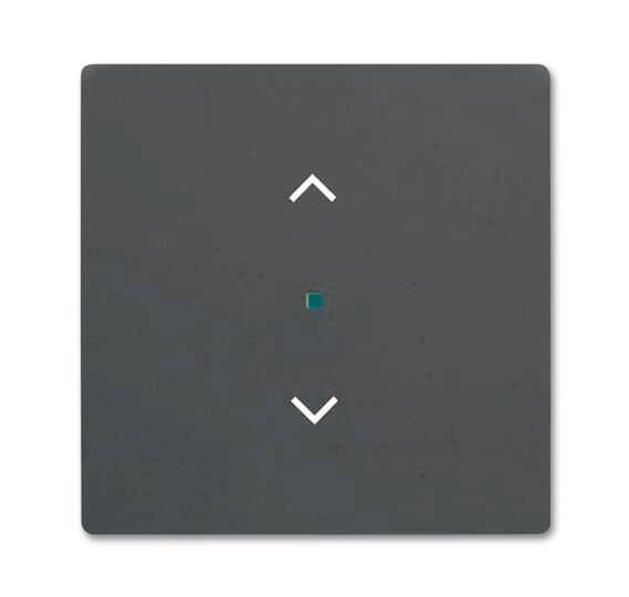 BJ Wippe 1f Jalousie schwarz 6232-10-885 matt Busch-free@home future linear Install.Baumaterial KNX