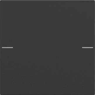 GIRA 5751005 Wippenset 1fach Tastsensor4 System 55 Schwarz matt (lackiert) Install.Baumaterial KNX