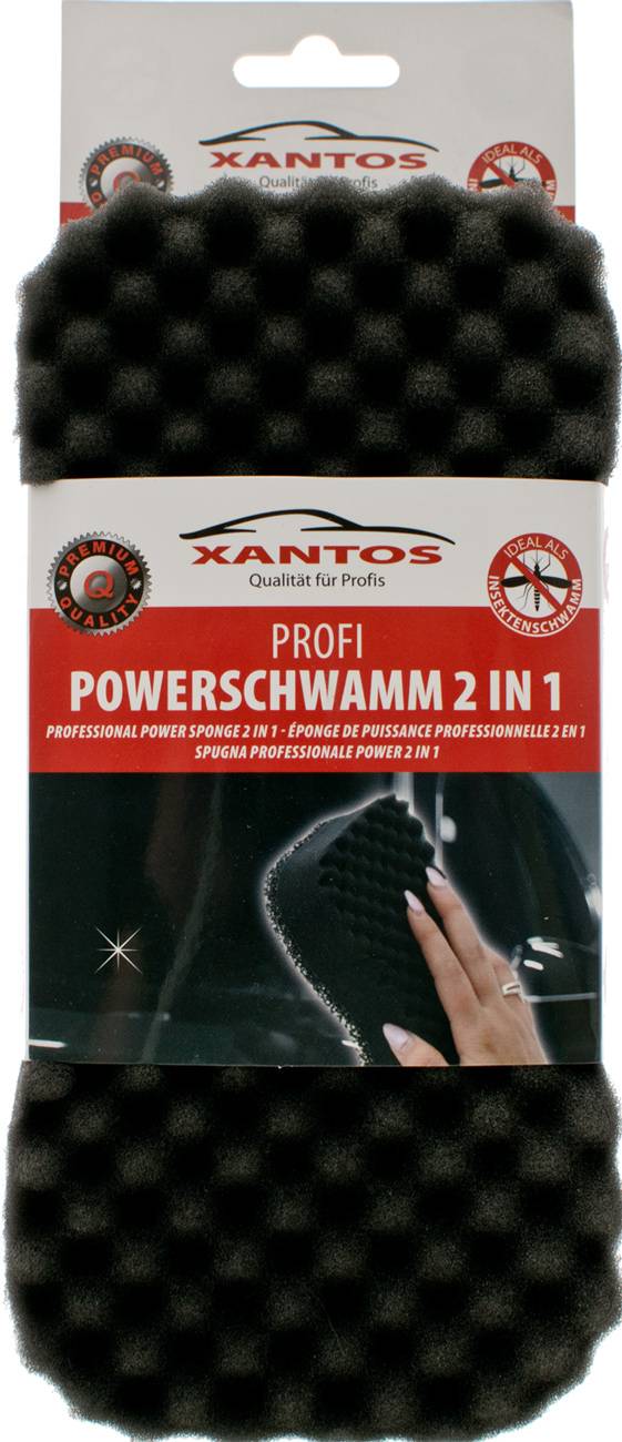 XANTOS Powerschwamm 2in1 Multimedia-Technik KFZ Zubehör