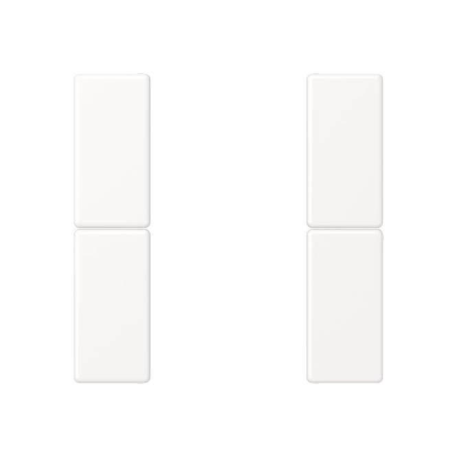 Jung Tastensatz komplett 2f A502TSAWWM Install.Baumaterial Schaltermat/Geb.Steu KNX