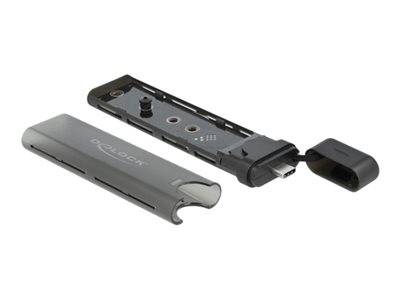 DELOCK Ext Gehäuse USB Type-C M.2 NVMe PCIe oder SATA SSD Multimedia-Technik Externe