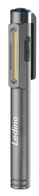 Ledino Akku-Licht-Pen Perlach 0,5Ah max 250lm, USB Ladekabel, IPX2 Techn.Licht/Wohnraum Zweckleuchte