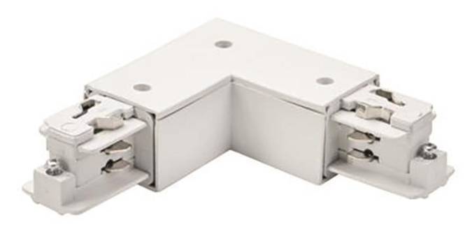 BRUM 3PH-Eckverbinder DALI ws 87126070 ONETRACK, weiß Schutzleiter innen Techn.Licht/Wohnraum