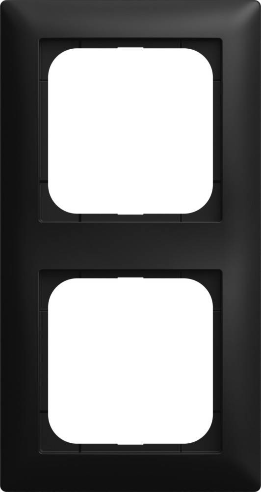 Eine Nahaufnahme einer schwarzen Dimmerschalter-Blende mit vier kleinen grünen Anzeigelichtern, angebracht in einer metallischen Montageklammer.