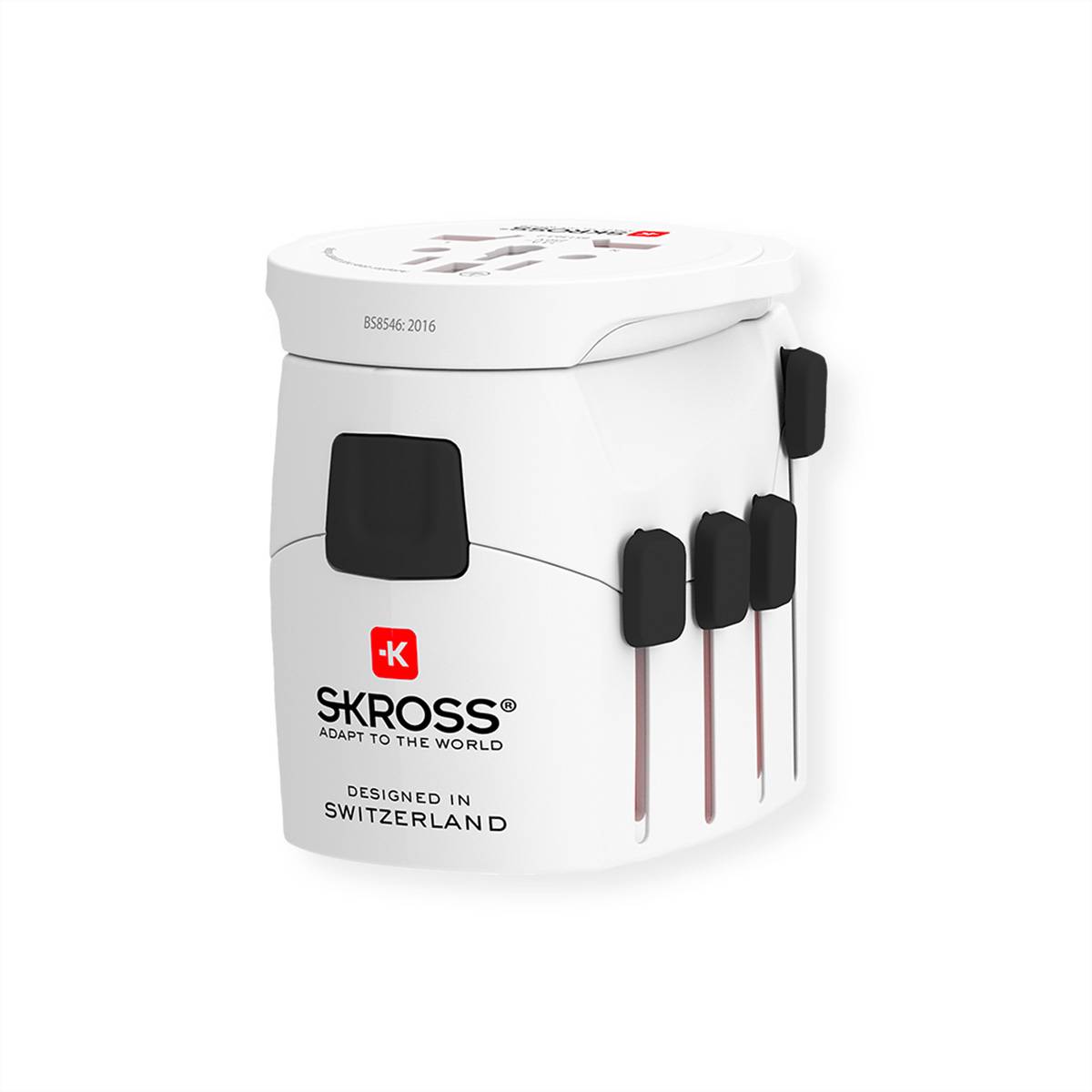 Skross PRO World Universal Reiseadapter, Weltweit Stromversorgung Reisesteckeradapter