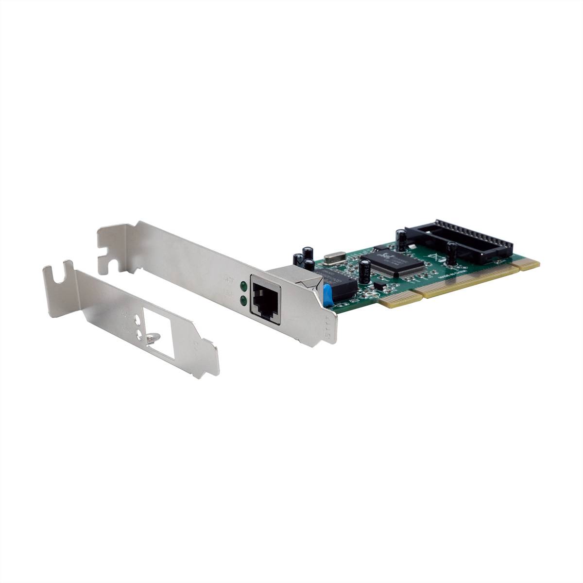EXSYS EX-6069-2 1-Port 1Gigabit PCI Netzwerkkarte Netzwerk-Adapter PCI Gigabit Ethernet Karte