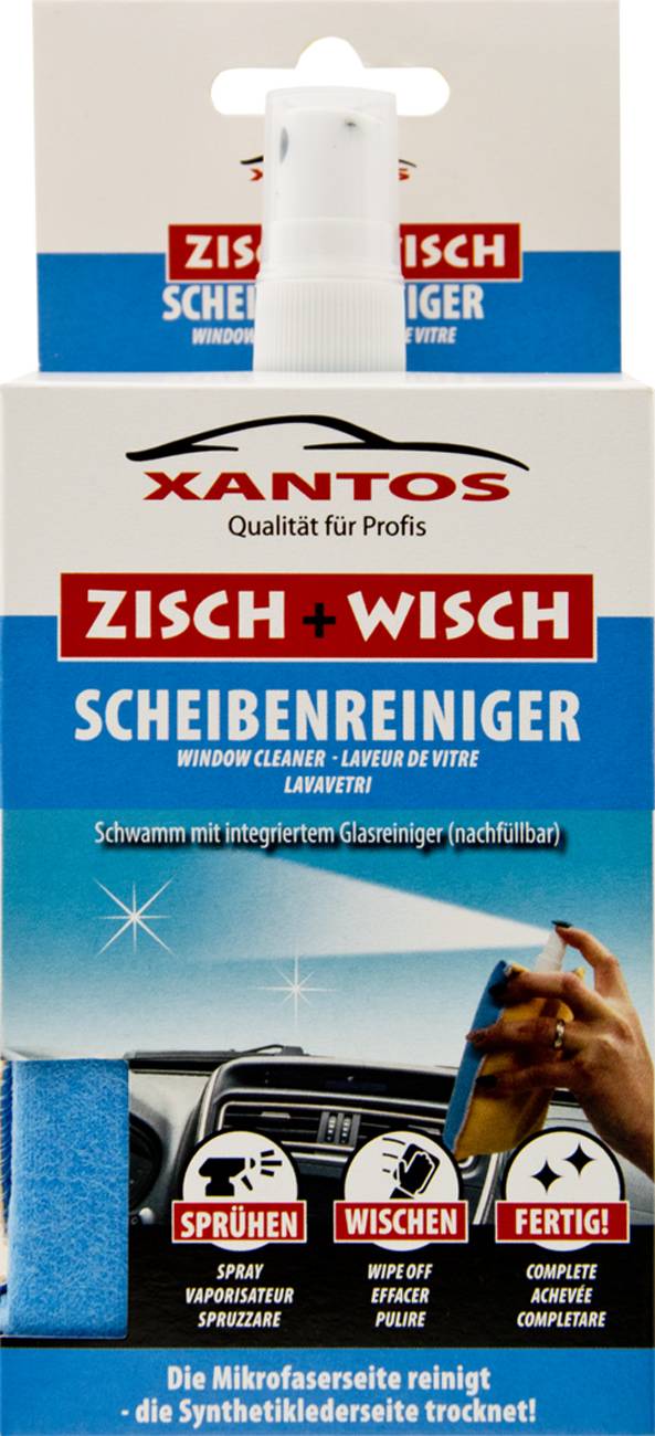 XANTOS Zisch&Wisch - Schwamm m. integr Scheibenreiniger 40ml Multimedia-Technik KFZ Zubehör