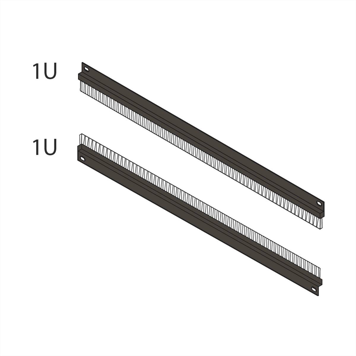 SCHROFF BUERST.LEI.1HE KAB.EING.(2X) 19 Schränke &amp, Ausbauteile 19-Zubehör