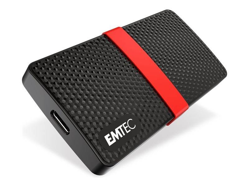 Emtec SSD 3.2Gen1 X200 512GB Portable retail Multimedia-Technik Solid State Drives extern