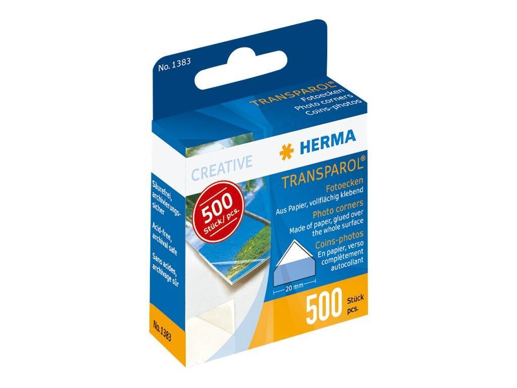 HERMA Transparol Fotoecken 500 St. Multimedia-Technik PapierBüroSchreibwar