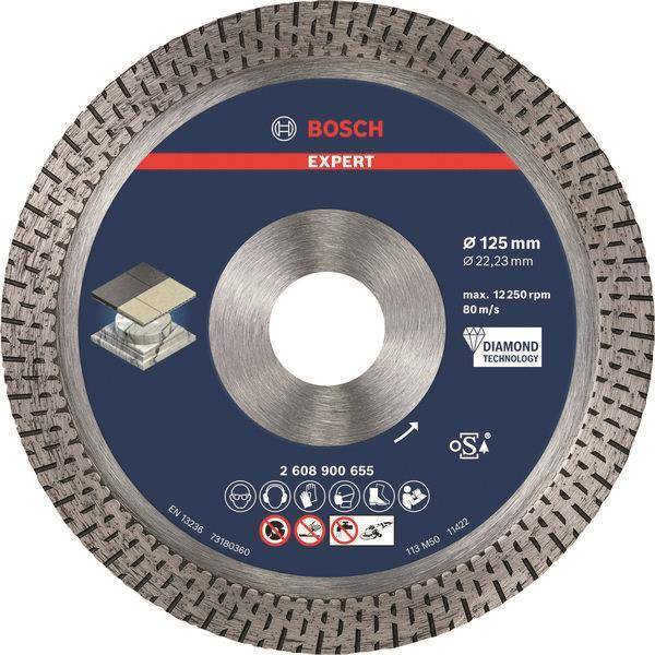 Bosch EXPERT HardCeramic 2608900655 Diamant Trennscheibe 125x22.23x1.4x10 Install.Baumaterial