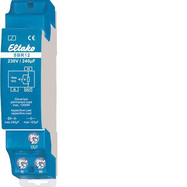 Eltako SBR12-230V/240uF Strombegrenzung relais kapazitiv 1S 16A 22100430 Install.Baumaterial