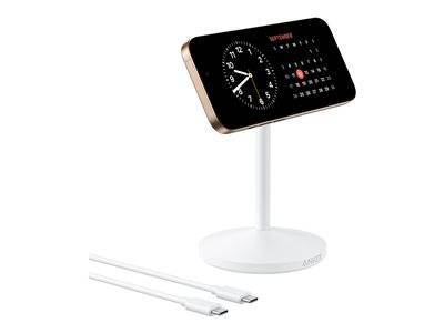 ANKER MagGo Wireless Charger Stand white Telekommunikation, UCC & Wearables Smartphone Zubehör &
