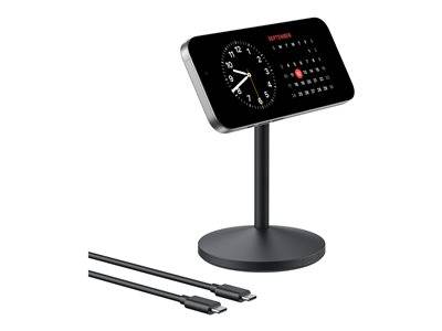 ANKER MagGo Wireless Charger Stand black Telekommunikation, UCC & Wearables Smartphone Zubehör &