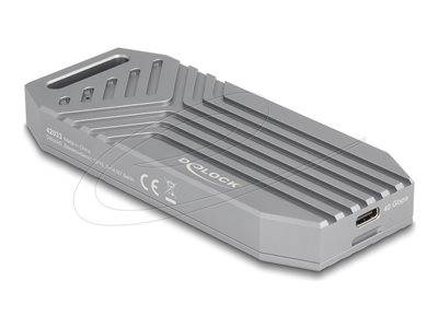 DELOCK M.2 NVMe SSD Gehäuse USB 40 Gbps - werkzeugfrei Multimedia-Technik Externe