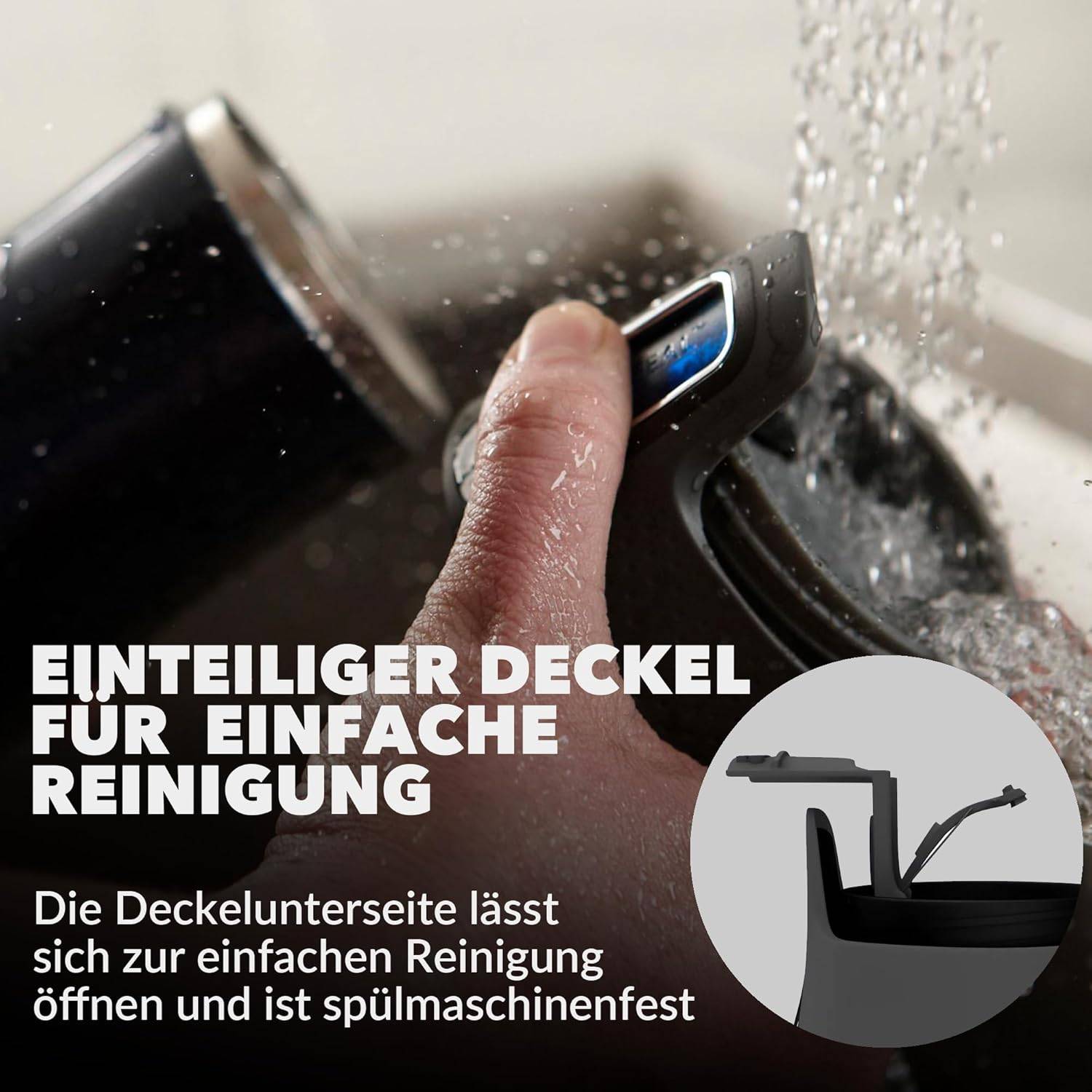 Contigo Thermobecher West Loop Edelstahl Isolierbecher 470 ml Fb. Dark Plum