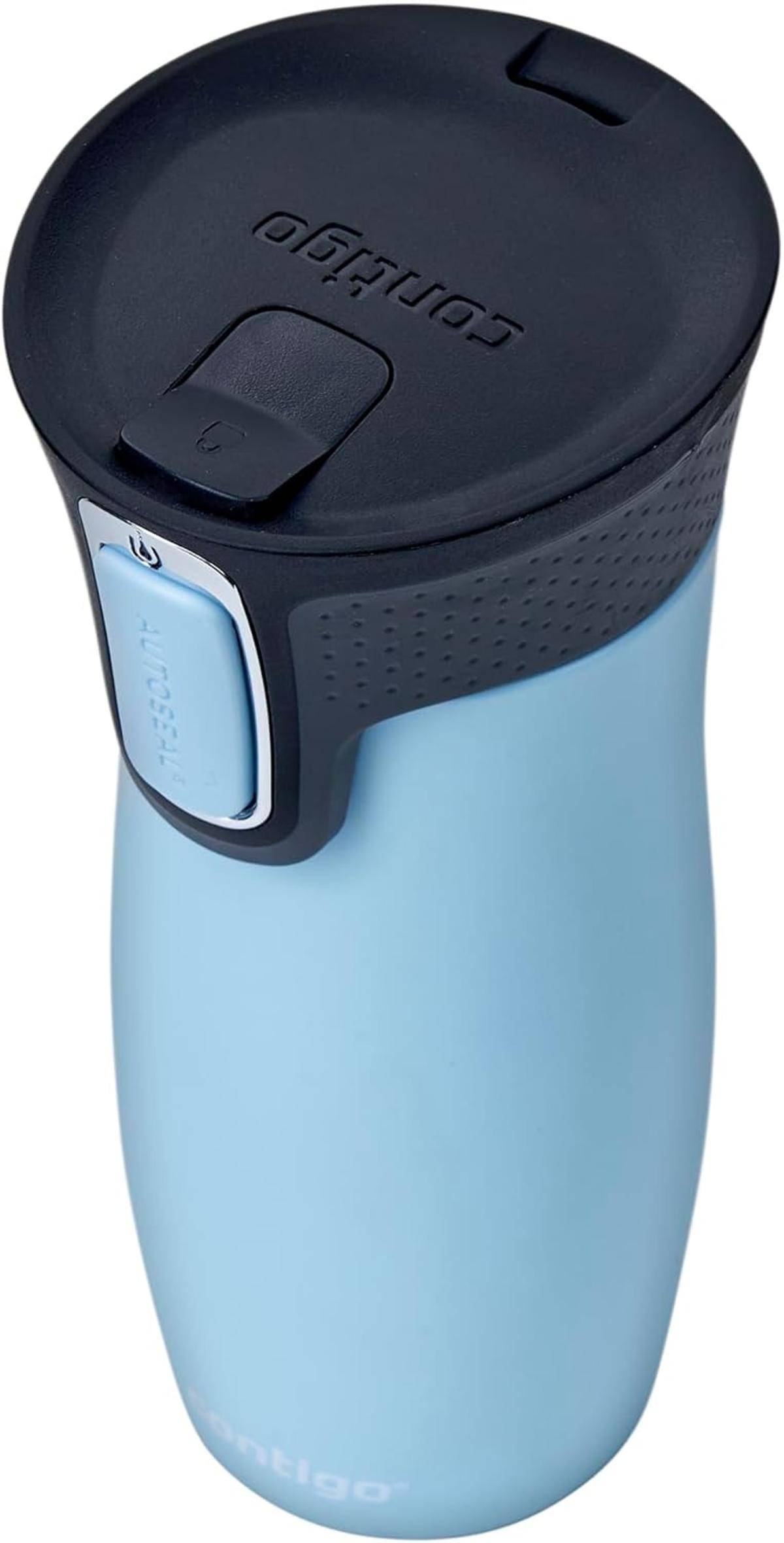 Contigo Thermobecher West Loop Autoseal Edelstahl Isolierbecher 470 ml Fb. Aqua