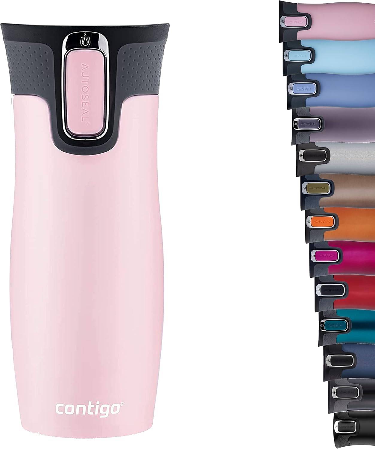 Contigo Thermobecher West Loop Edelstahl Isolierbecher 470ml Fb. Millenial Pink