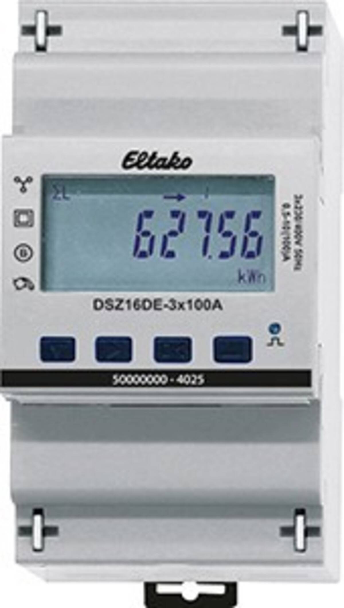 Digitales Stromzählerdisplay mit Anzeige von „62756