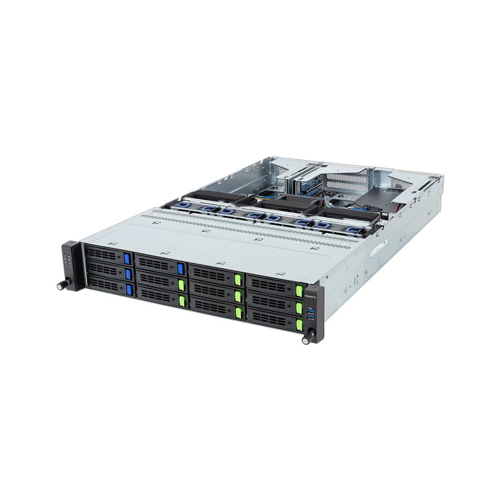 Gigabyte R263-Z35-AAF1 (Rev. 3.x) Rack Server 2U Single Sockel SP5 6NR263Z35DR000ACF1
