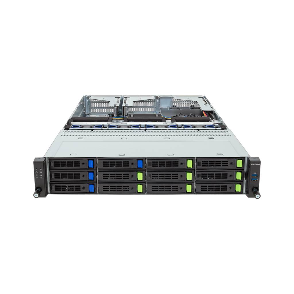 Gigabyte R263-Z35-AAF1 (Rev. 3.x) Rack Server 2U Single Sockel SP5 6NR263Z35DR000ACF1