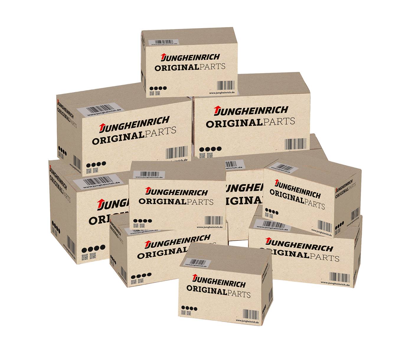 Happy People RC Jungheinrich Gabelstapler 1:16 2,4 GHz mit Palette & Kartons