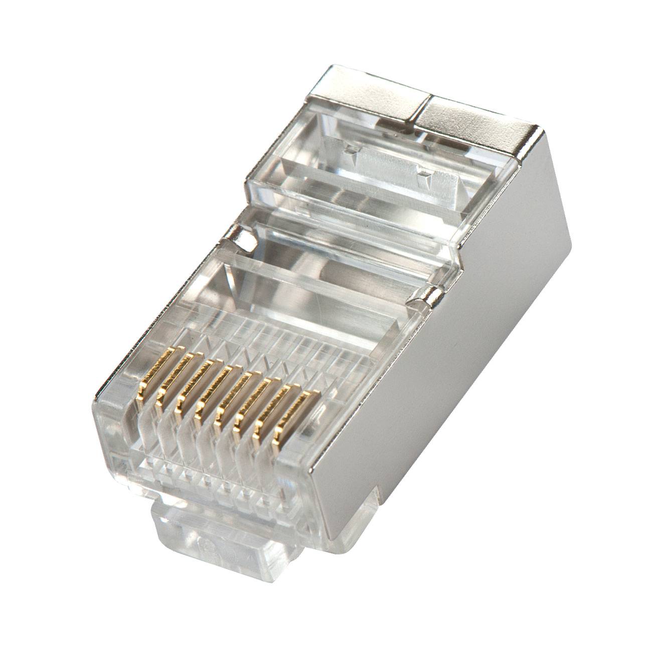 LINDY RJ45 Stecker STP Cat.5e 10er Packung Multimedia-Technik Netzwerkzubehör