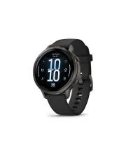 Garmin Venu 4 - 41 mm - Schiefer - intelligente Uhr mit Band - Silikon - schwarz - Handgelenkgröße: 110-175 mm - Anzeige 3.04 cm (1.2")