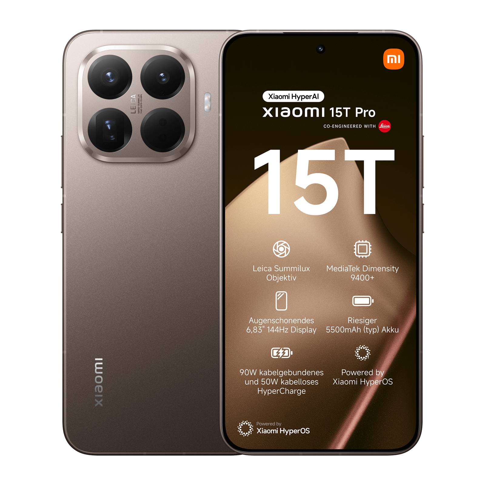 Xiaomi 15T Pro Smartphone 5G Handy mit 1.5K Display 50MP Video 8K Android