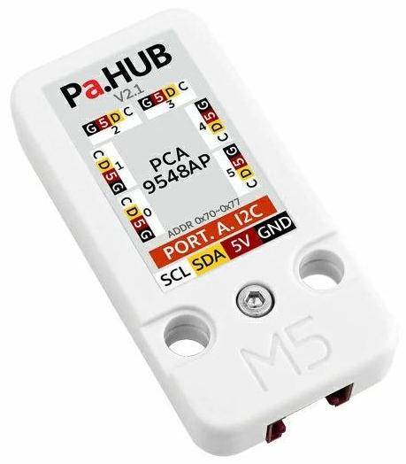 M5Stack PaHub v2.1, I2C-Multiplexer, 6 Ports, DIP-Adressschalter, Kaskadierbar
