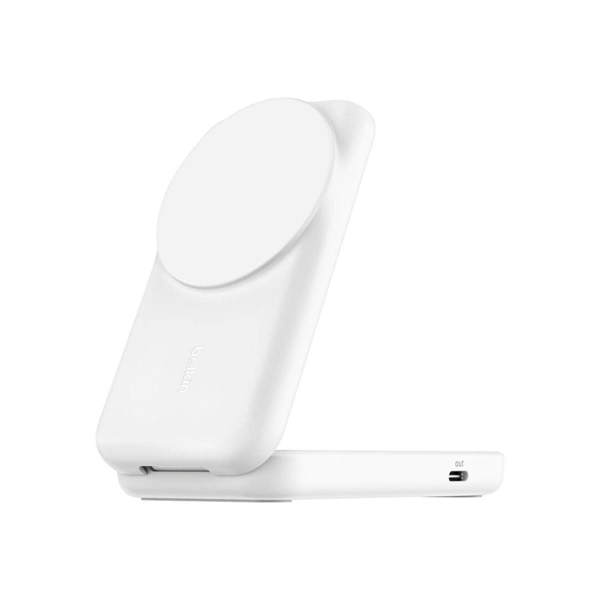 Belkin UltraCharge Qi 2.2 Induktive Ladestation für iPhone/AirPods weiß
