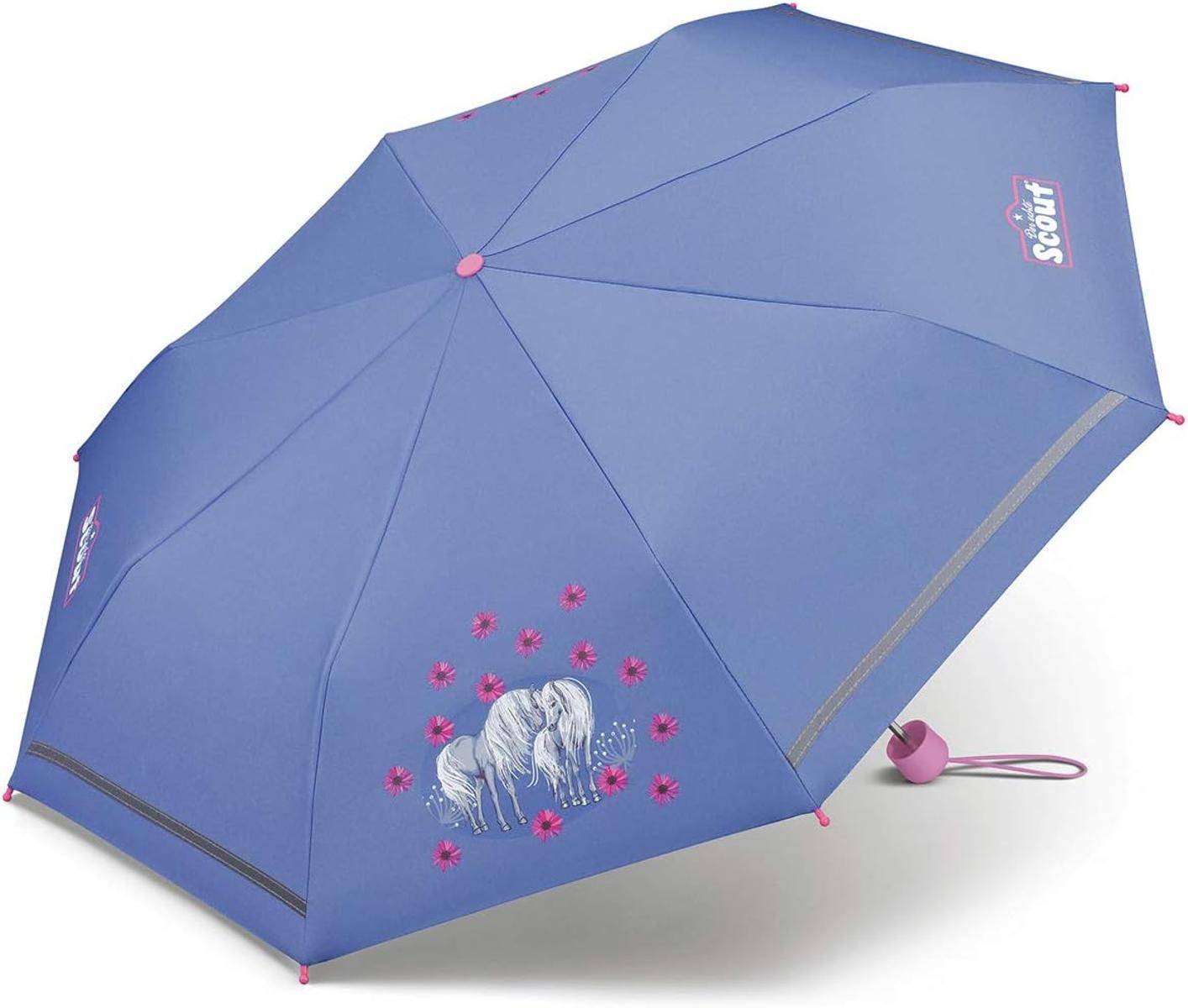 Scout Kinder-Taschenschirm reflektierend Amici Regenschirm
