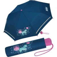 Scout Kinder-Taschenschirm mit reflektierendem Streifen Dreamworld Regenschirm Scout Kinder-Taschenschirm mit reflektierendem Streifen Dreamworld Regenschirm