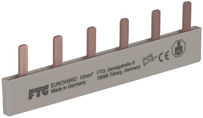 FTG Stift E6 1p 6TE 10qmm ESS10610A Sammelschiene Eurovario f.ABB compact Install.Baumaterial