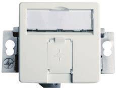 TG Modul-Aufnahme 50x50 H02010A0079 1-fach UP/50 für BR, 45° Auslass Install.Baumaterial