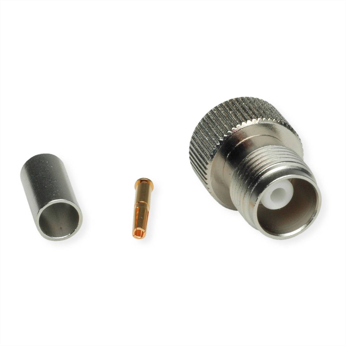 TELEGÄRTNER TNC-Kabelbuchse 50 Ohm, für RG-58C/U, crimp Koaxialstecker Crimp