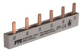 FTG Stift E6 3p 10qmm ESS30610A Sammelschiene Eurovario LS-Schalter ABB Install.Baumaterial