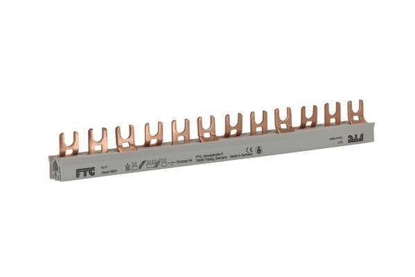 FTG Gabel T12 3p 210mm 10qmm 701T Sammelschiene Standard GS HAGER,Legrand Install.Baumaterial
