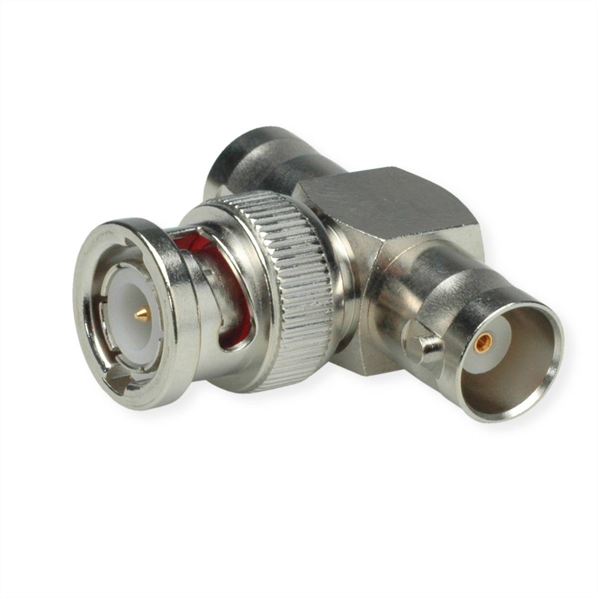 TELEGÄRTNER BNC-T-Stück 50 Ohm, Buchse / Stift / Koaxialstecker