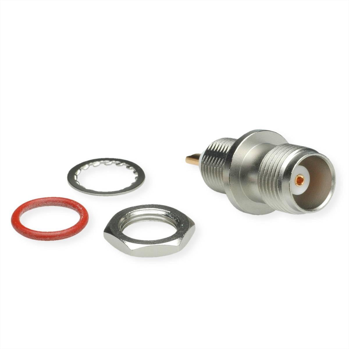 TELEGÄRTNER TNC-Einbaubuchse, mit Dichtring Koaxialstecker TNC-Einbaubuchse
