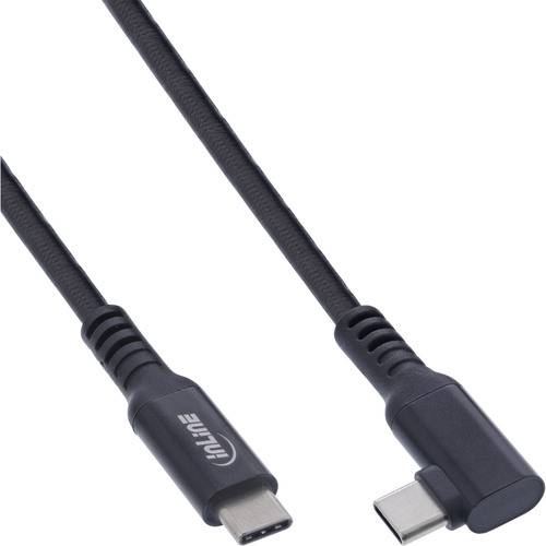 InLine® USB 3.2 Gen.1 Kabel, USB-C St/St gewinkelt für VR, schwarz, 5m Kabel USB & Lightning USB &