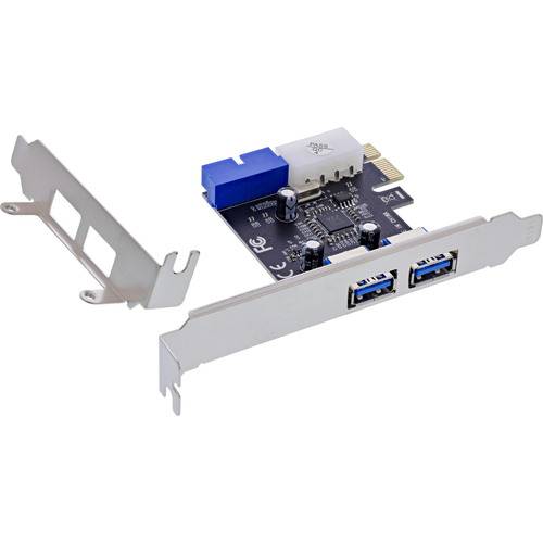 InLine® Schnittstellenkarte, 4x USB 3.2 Gen.1 (2+2), PCIe, Low Profile, VL805 I/O-Karten / /