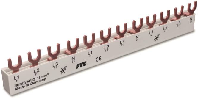 FTG Gabel E12 4p 16qmm ES41216 Sammelschiene Eurovario f.Legr Hager Install.Baumaterial