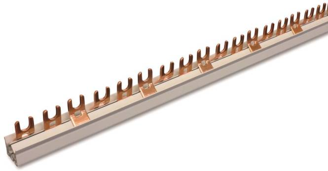 FTG Gabel L57 3p 1015mm 10qmm 711T57 Sammelschiene Standard f.Hg GS Legr Install.Baumaterial