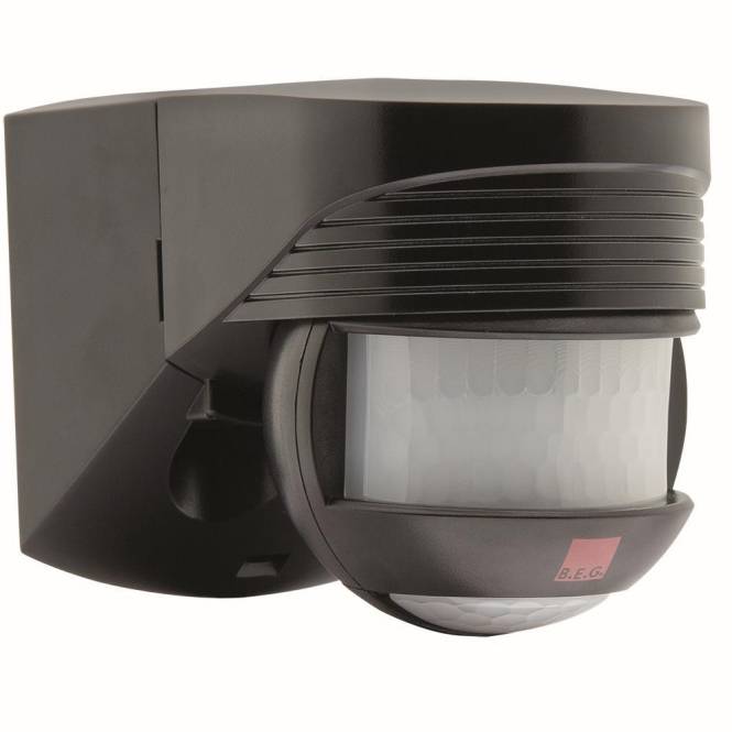 BEG Luxomat AP Bewegungsmelder 91021 LC-Click N 140 schwarz Install.Baumaterial Schaltermat/Geb.Steu