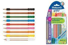 Pelikan griffix Bunts./Bleist. Mix 10 Stück in Faltschachtel Multimedia-Technik
