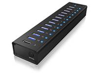 Hub 13-Port IcyBox USB 3.0 IB-AC6113 mit USB Ladeanschluss Multimedia-Technik HUBs