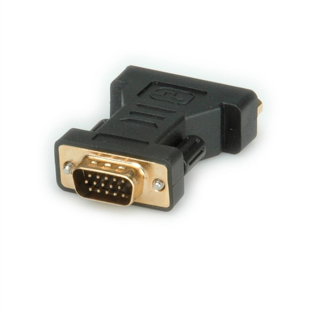 ROLINE DVI-VGA Adapter, DVI BU / VGA ST Terminatoren, Konverter Adapter