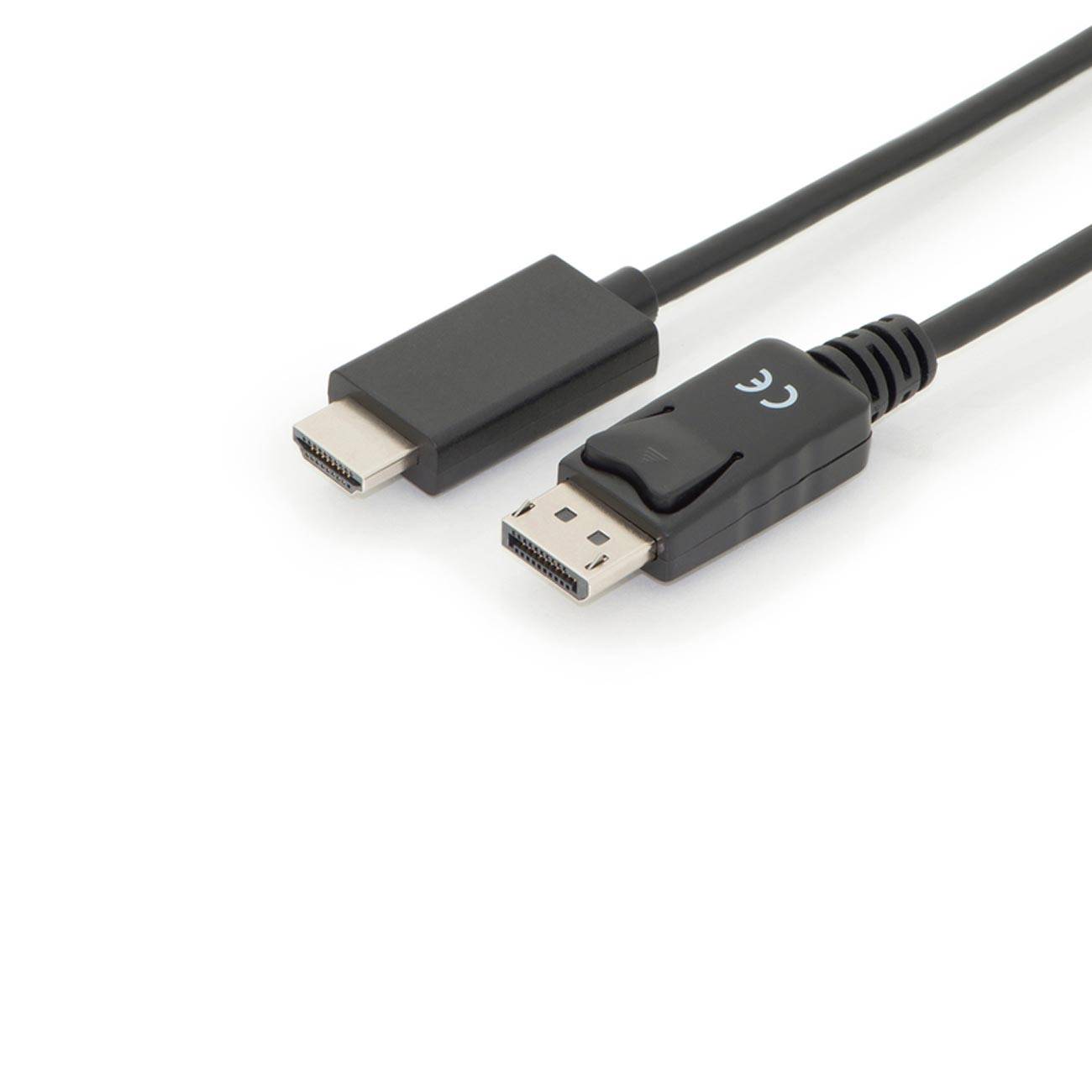 DIGITUS DisplayPort Adapterkabel DPort -> HDMIA St/St 8K 3m Multimedia-Technik Displayport-Kabel