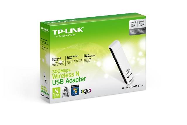 TP-Link WL-USB TL-WN821N v5.0 (300MBit) Multimedia-Technik Wireless USB Stick